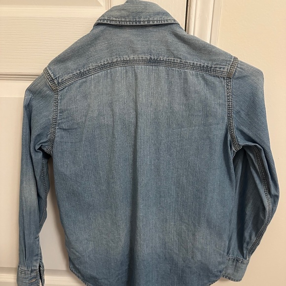 GAP Kids Denim Long Sleeve Shirt - Picture 4 of 5